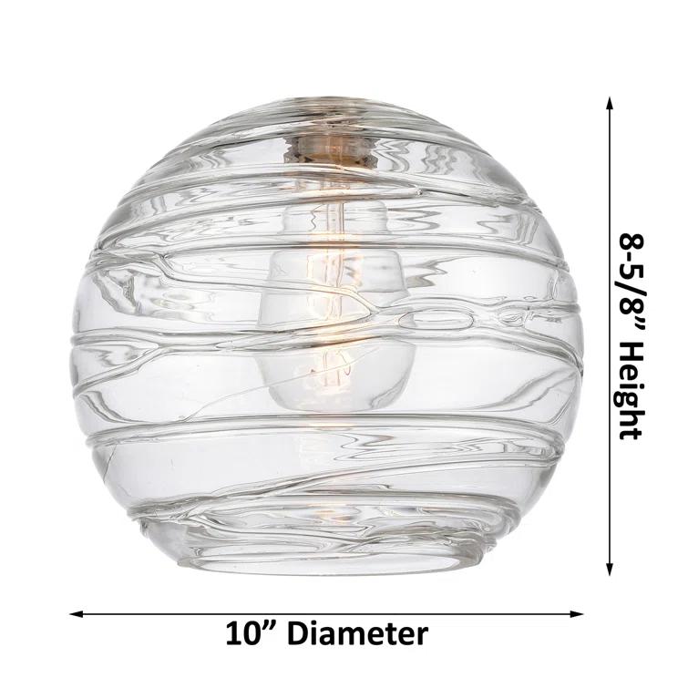 Innovations Lighting Athens Deco Swirl 1 - Light Single Drop Pendant Pendant
