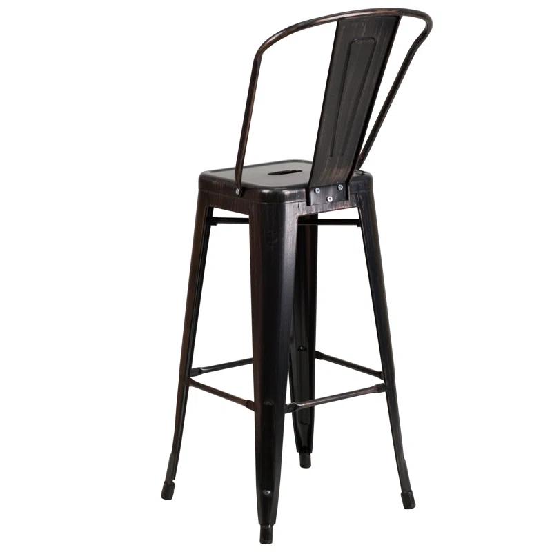 Flash Furniture Metal Outdoor Stool
