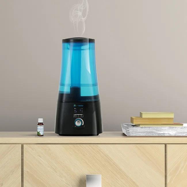 Guardian Technologies Guardian Technologies 2 Gallons Dual Mist Ultrasonic Tabletop Humidifier for 380 Cubic Feet