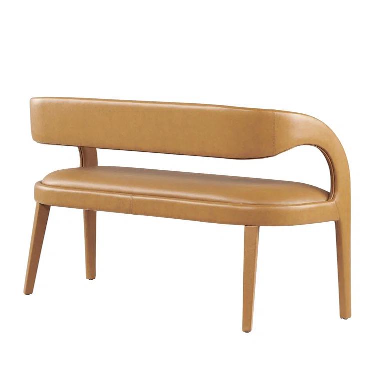 Modway Modway Pinnacle Vegan Leather Accent Bench