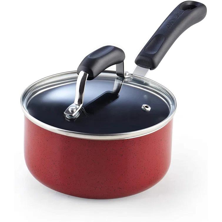 Cook N Home Cook N Home Non-Stick Aluminum Pots and Pans Kitchen Cookware Set 12 Piece