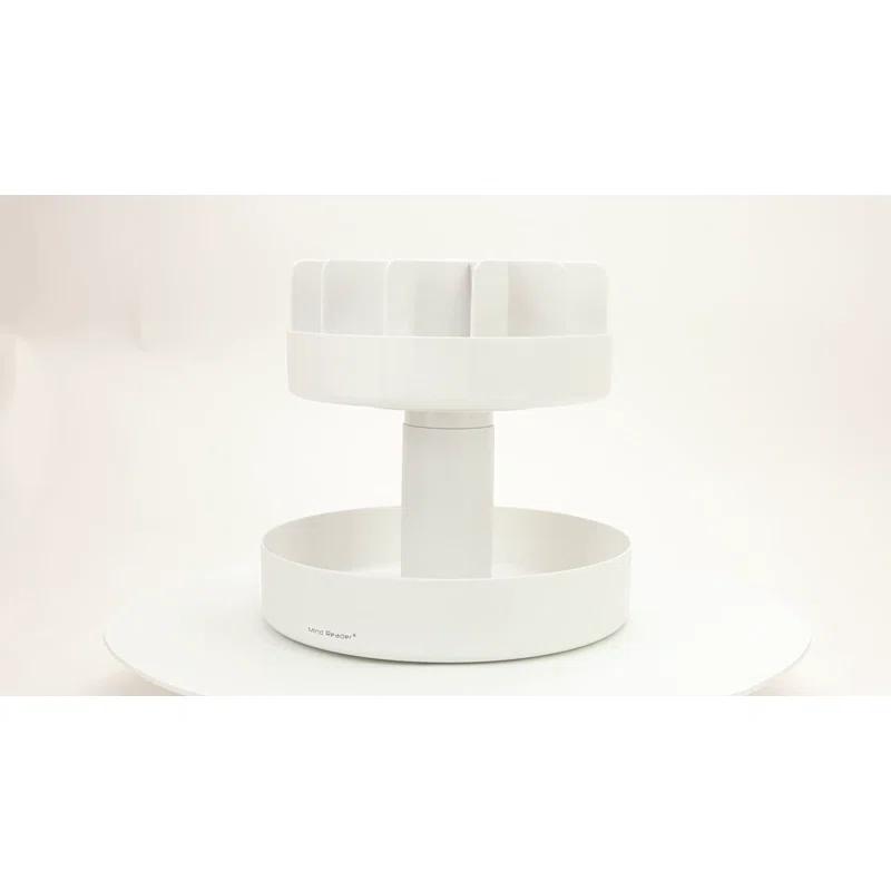 Mind Reader Mind Reader 2-Tier Snack Carousel, Countertop Organizer, Snack Tray, Pantry, Breakroom, Kitchen, 14.25"Lx14.25"Wx14"H