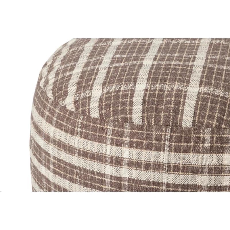 Wallace Pouf by Chris Loves Julia x Loloi - Chocolate