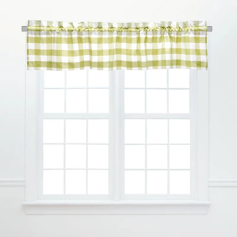 C&F Home Franklin Cotton Valance Window Treatment (Set of 2)