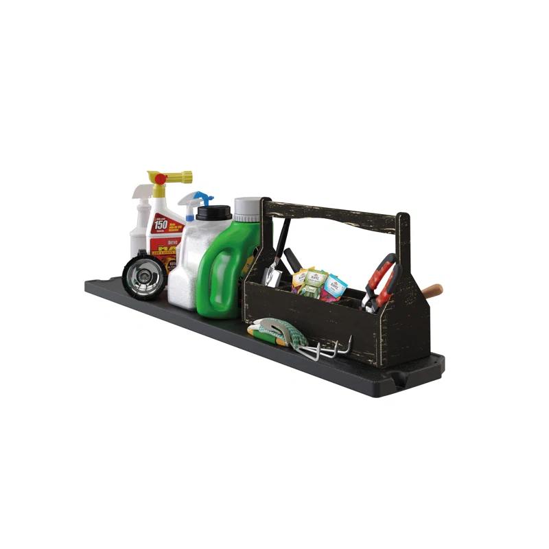 Suncast Suncast Horizontal Shed 50 in. W. x 10.25 in. D Shelf Kit in Black