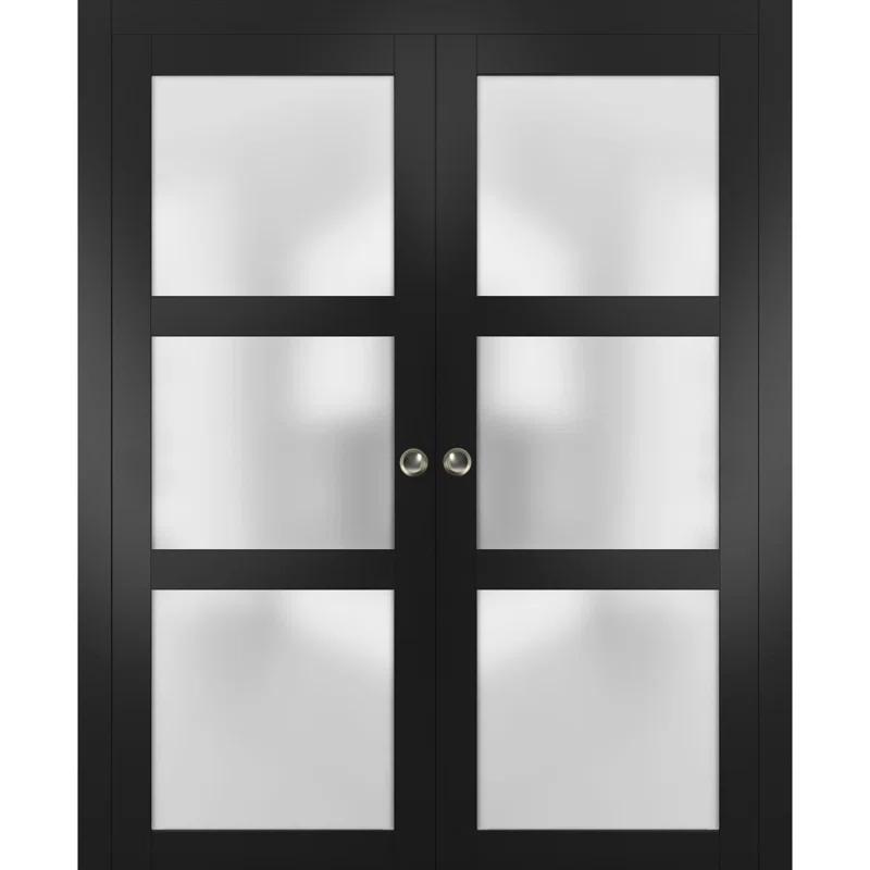 SARTODOORS Lucia Frosted Glass Sliding Closet Doors