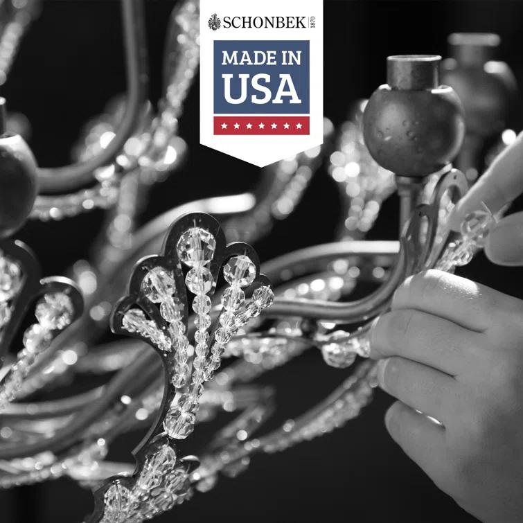 Schonbek Priscilla 10 - Light Dimmable Classic / Traditional Chandelier
