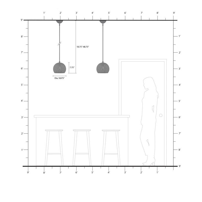 Wade Logan® Bion 1 - Light Pendant