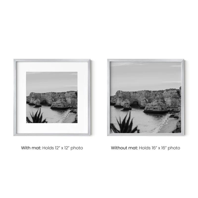 Haus and Hues Matted Square Metal Picture Frames (Set of 3) (Set of 3)