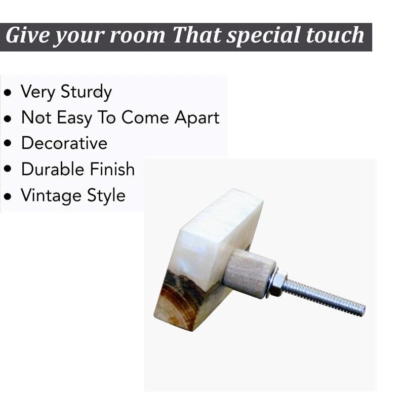 Perilla Home Aspen 2 1/8" Length Rectangle Knob Multipack (Set of 6)