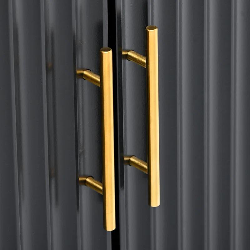 Condola Modern 63.1" Sideboard, Storage Credenza, Buffet Cabinet, Dining Cabinet with Metal Handles