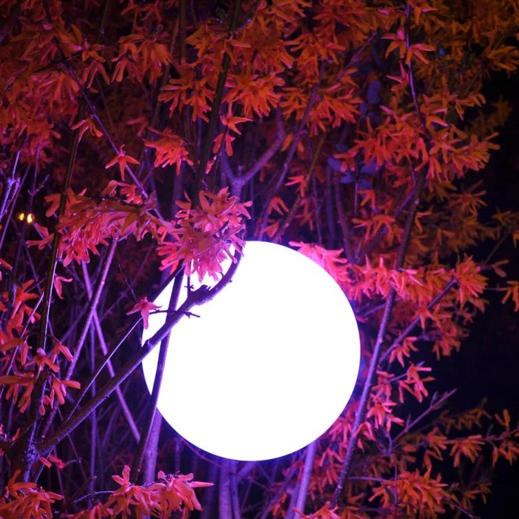 Smart & Green Pearl 10'' Battery Powered Integrated LED Color Changing Outdoor Floating Light