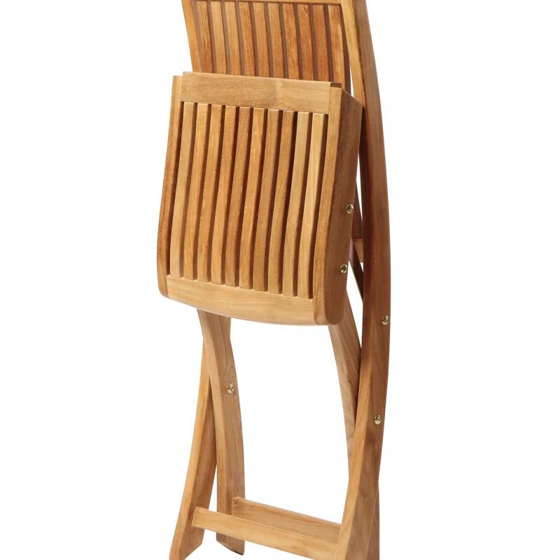 ARB Teak & Specialties Venue Solid Wood Patio Folding Chair Folding Chair