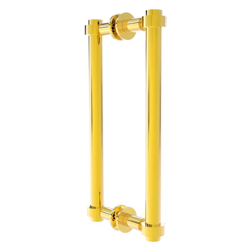 Allied Brass Contemporary Back to Back Shower Door Pull With Smooth Accents