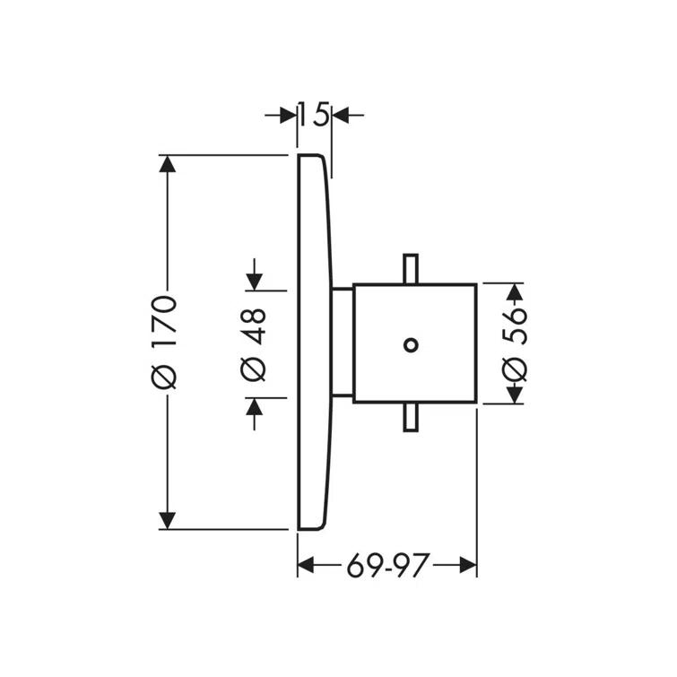 Starck Thermostatic Faucet Trim
