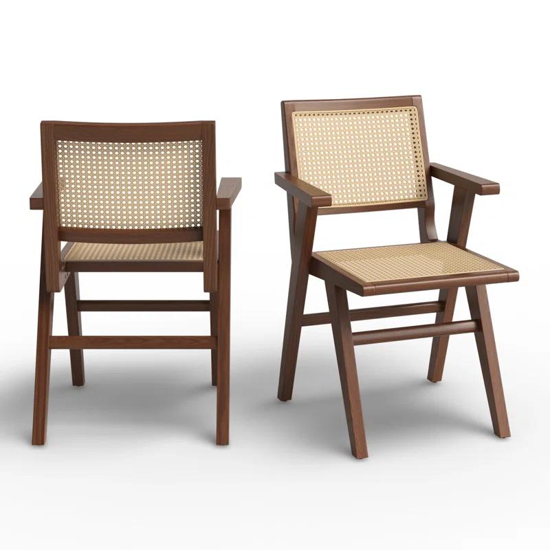 AllModern Atticus 18.10'' H Ash Armchair (Set of 2)