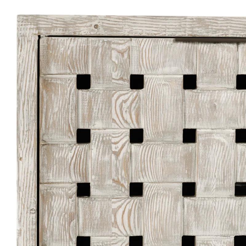 Classic Home Bast 4-door Reclaimed Pine Wood Buffet Sideboard