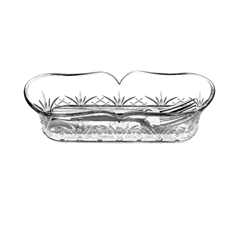 Godinger Silver Art Co Dublin Crystal 3 Piece Flatware Caddy Set (Set of 3)