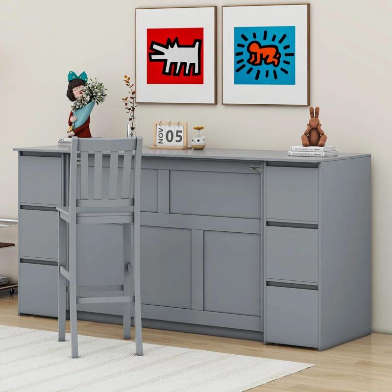 Cosmic Murphy Bed with Drawers, Cabinets and USB Ports