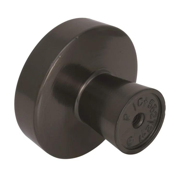 Amerock Blackrock 1-5/16 inch (33mm) Diameter Gunmetal Cabinet Knob