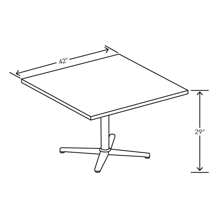 HON HON  Arrange Table Tops, Square, Kingswood Walnut