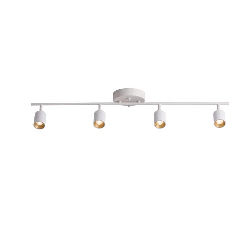 Vidalite Shura 4-Light Integrated LED Track Light w/ Rotatable Heads, 3 ft. Track Lighting Kit, 3000k, 2240 Lumen