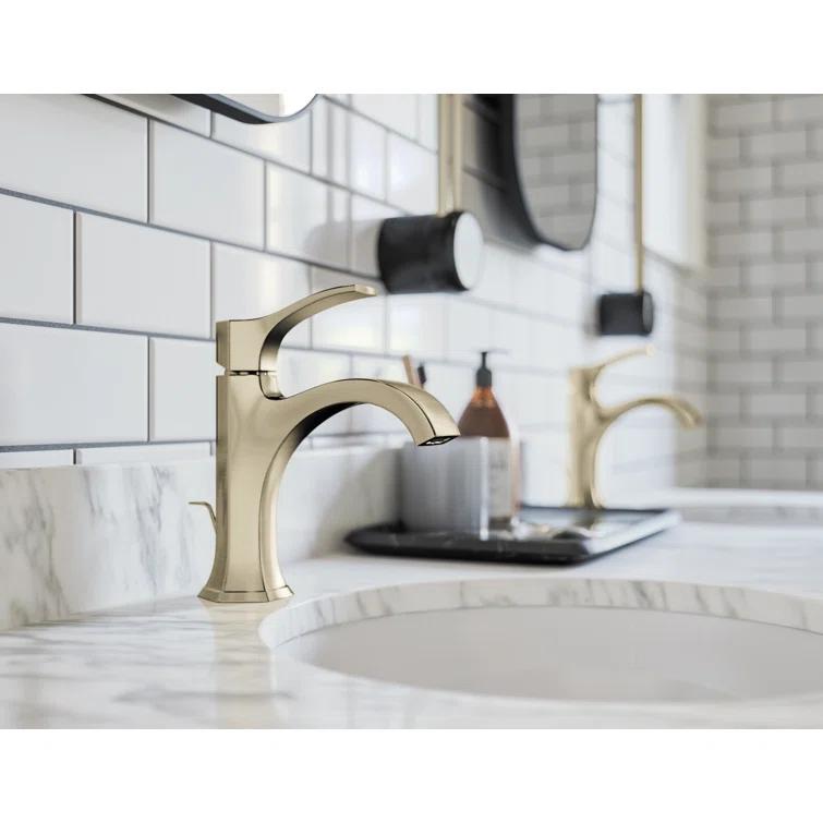 Hansgrohe Locarno Single Hole Bathroom Faucet with Drain Assembly 04810820