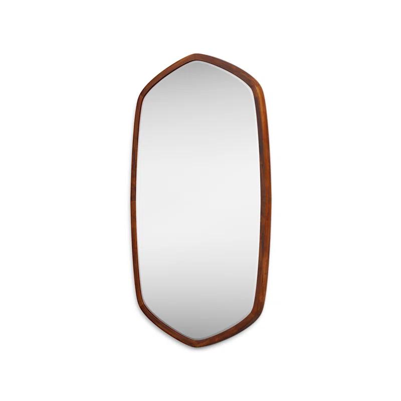 Glover Wood Hexagon Wall Mirror