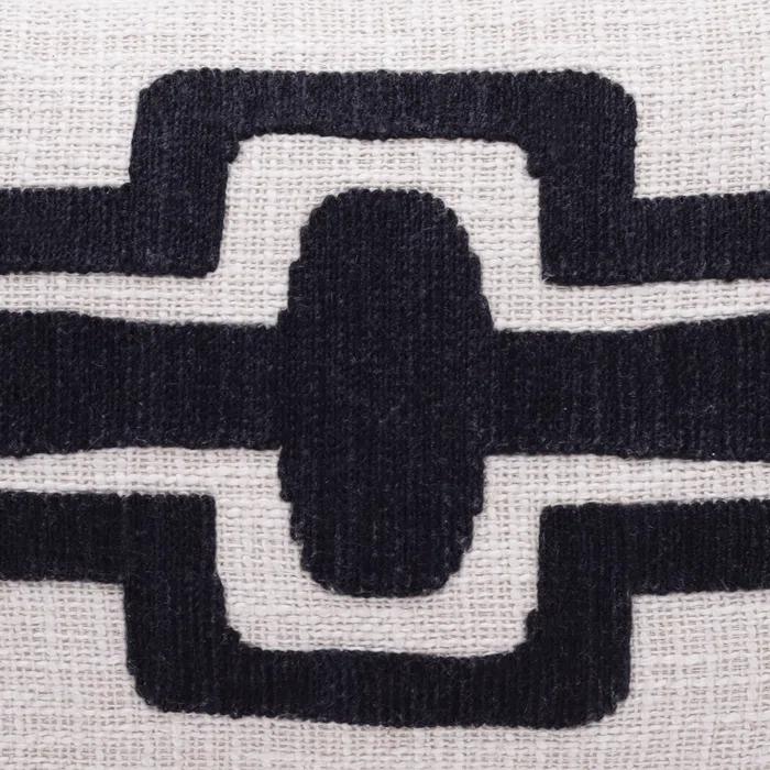 Stacy Garcia Home Geometric Handmade Cotton Wool Blend Decorative Throw Pillow