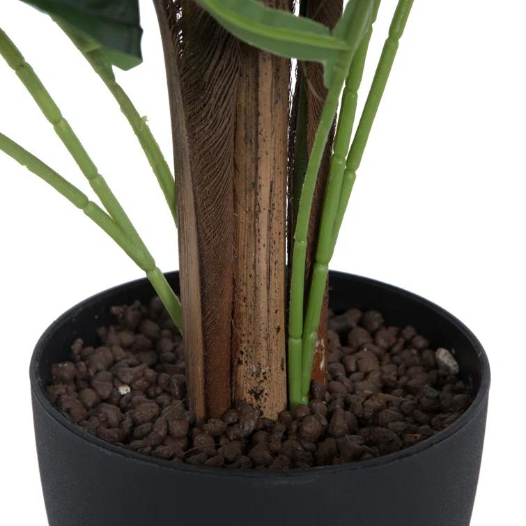 Birch Lane™ Madie 70" Artificial Potted Fern Palm Real Touch Leaves