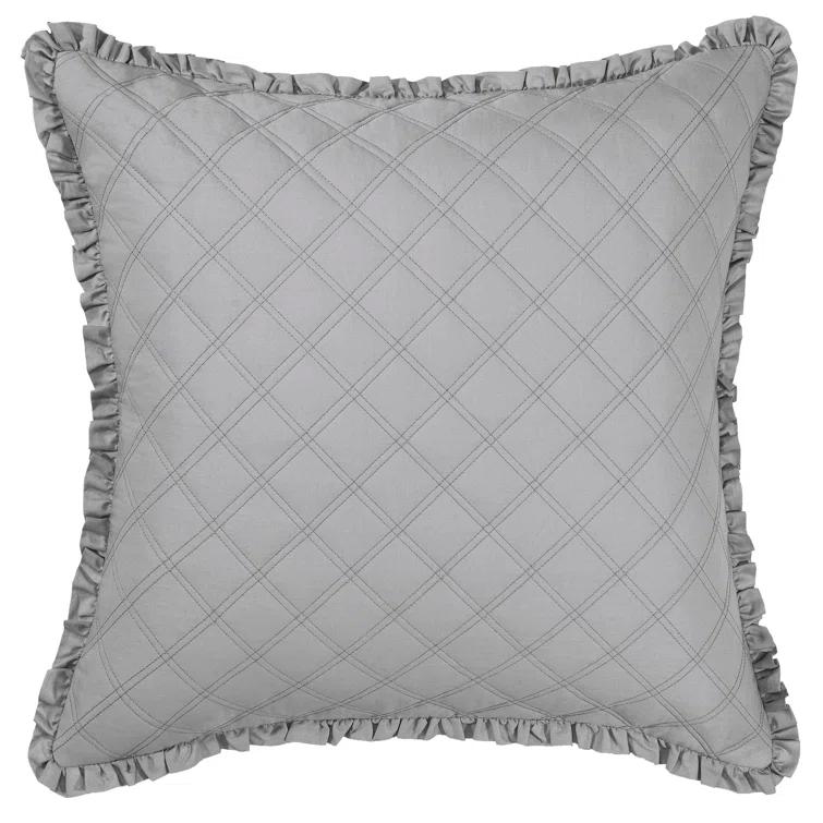 Laura Ashley Laura Ashley Annalise Floral Grey Cotton Bonus Comforter Set