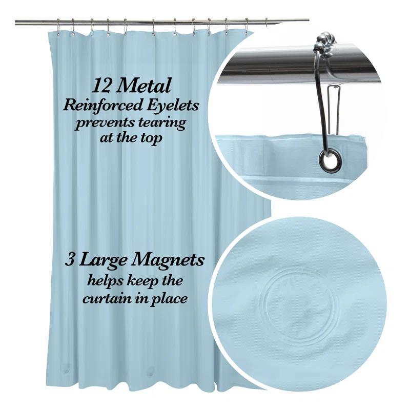 Bath Bliss Shower Liners No Pattern And Not Solid Color Liner (Set of 2)