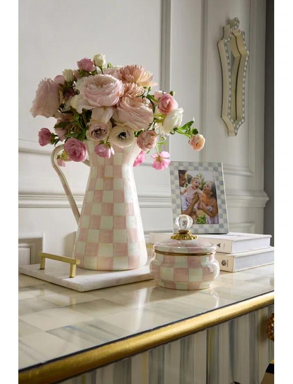 MacKenzie-Childs Sterling Check Plated 5"X7" Frame