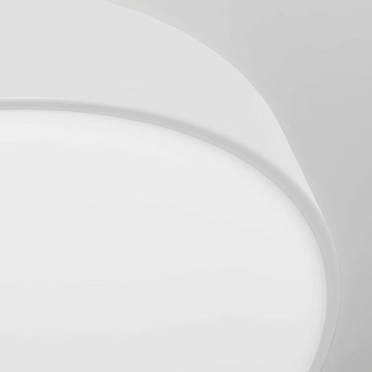 Bobber Large Black LED Flush Mount Light 20"x20"