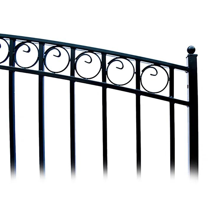 ALEKO Automated Steel Dual Swing Driveway Gate and Gate Opener Complete Kit – PARIS Style –ETL Listed