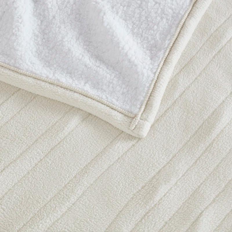 Serta Serta Fleece to Sherpa Heated Blanket