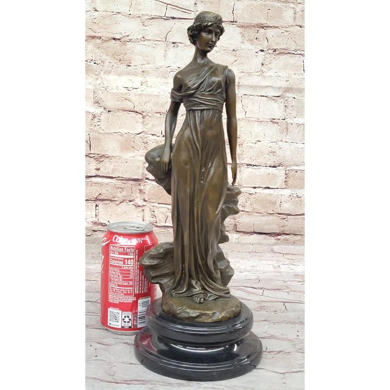 Bloomsbury Market Athena Greek Goddess Mythological Figure Bronze Sculpture Original Art By Milo