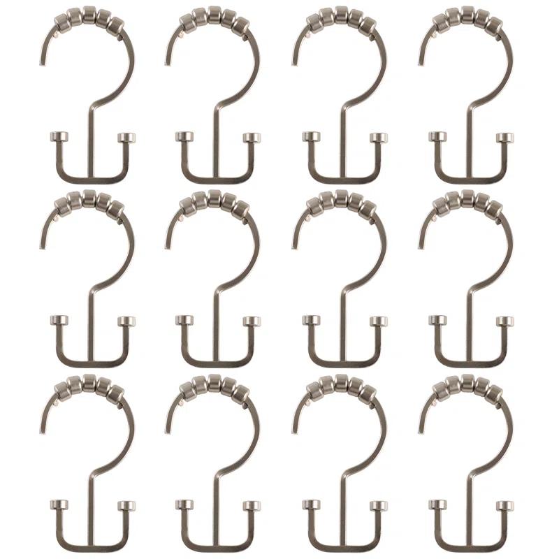 Utopia Alley Deco Steel Shower Curtain Hook (Set of 12)