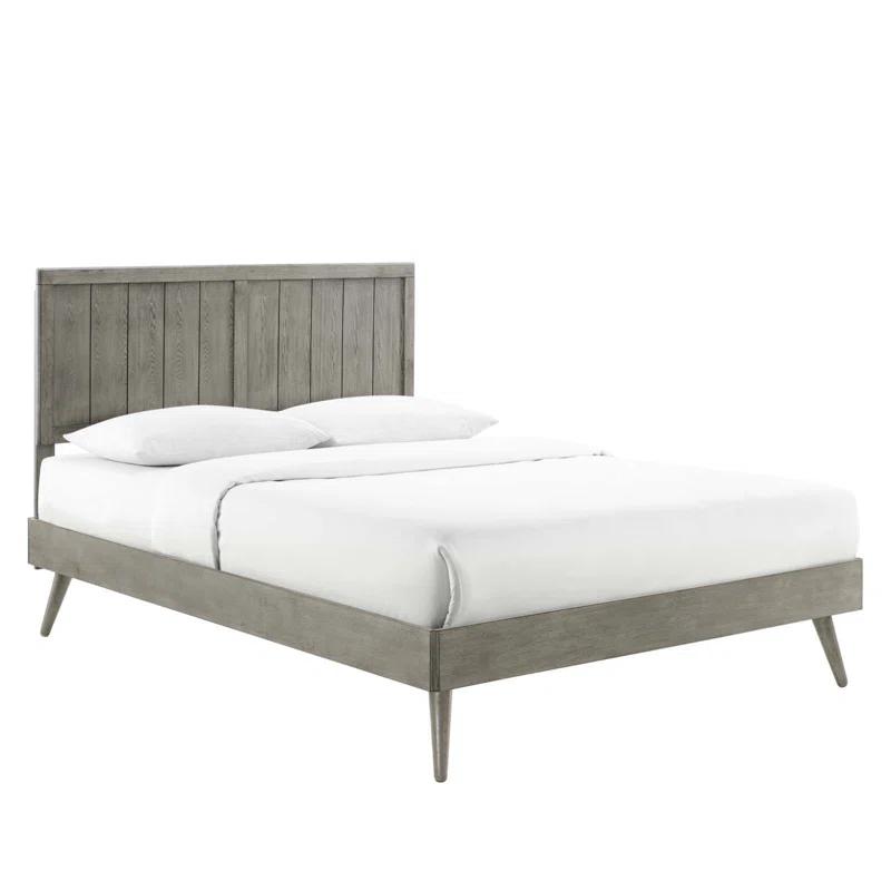 Modway Alana Wood Platform Bed with Splayed Legs
