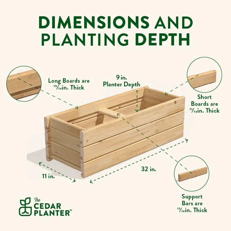 Greenes Fence Greenes Fence Cedar Wood Planter Box Wood Planter Box