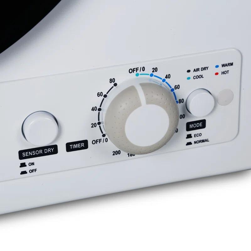 BLACK+DECKER BCDPW Series BLACK+DECKER BCED26 Compact Dryer for Standard Wall Outlet, Small, 5 Modes, Load Volume 8.8 lbs