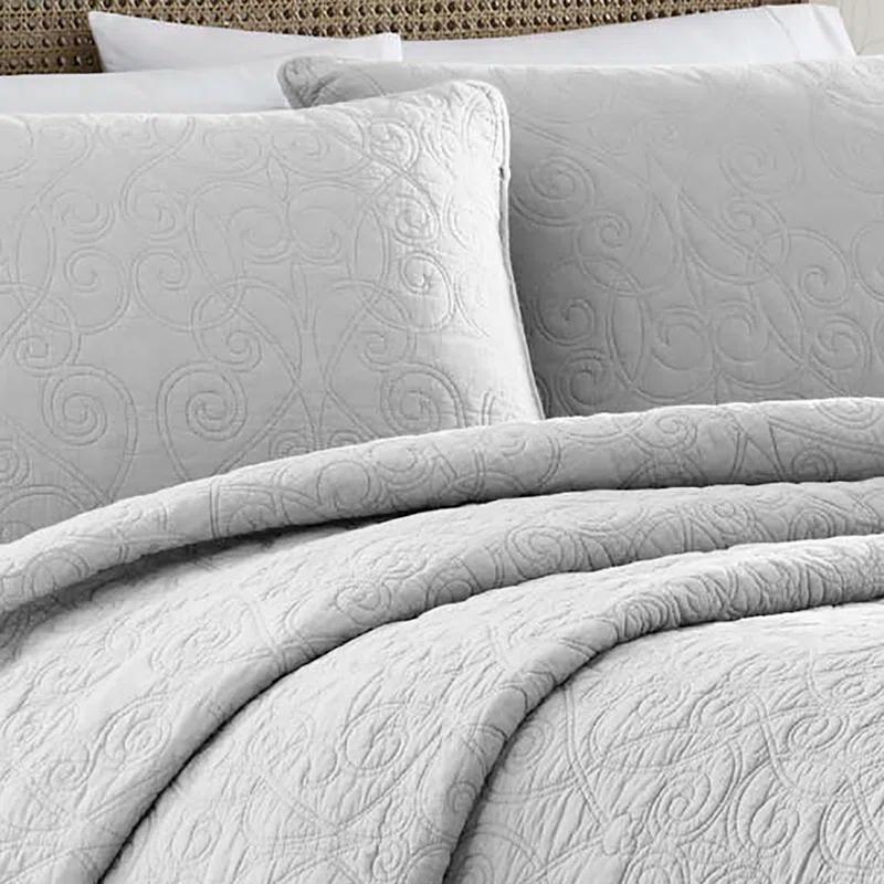 Laura Ashley Felicity Cotton Reversible Quilt Set