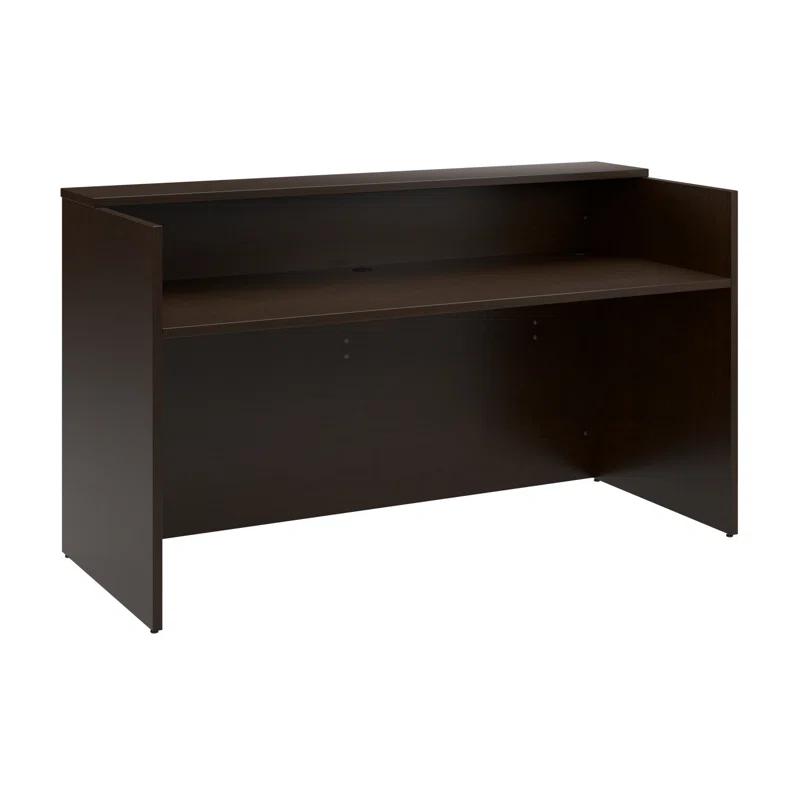 Bush Business Furniture Bush Business Furniture Arrive 72W x 30D Reception Desk with Shelf