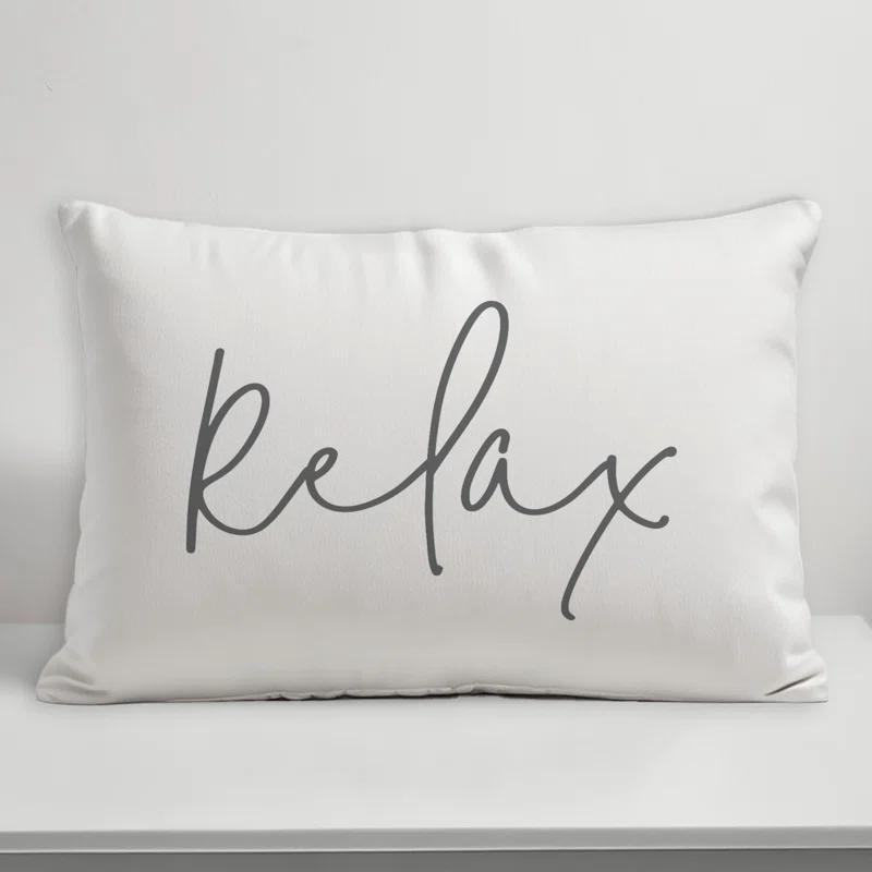 Designs Direct Creative Group Textual Indoor/Outdoor Throw Pillow