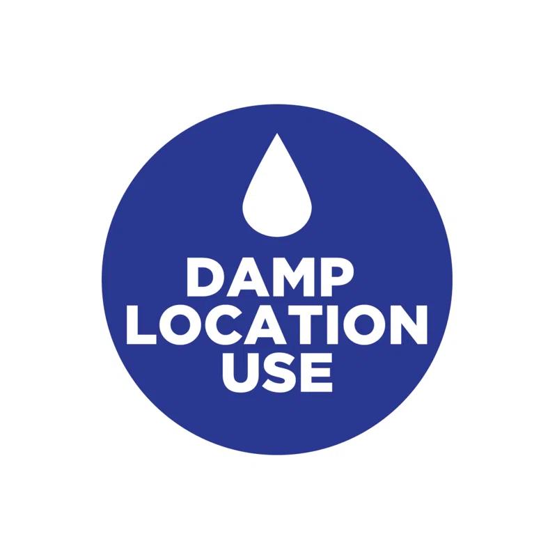 Design House 1 - Light Dimmable White Flush Mount