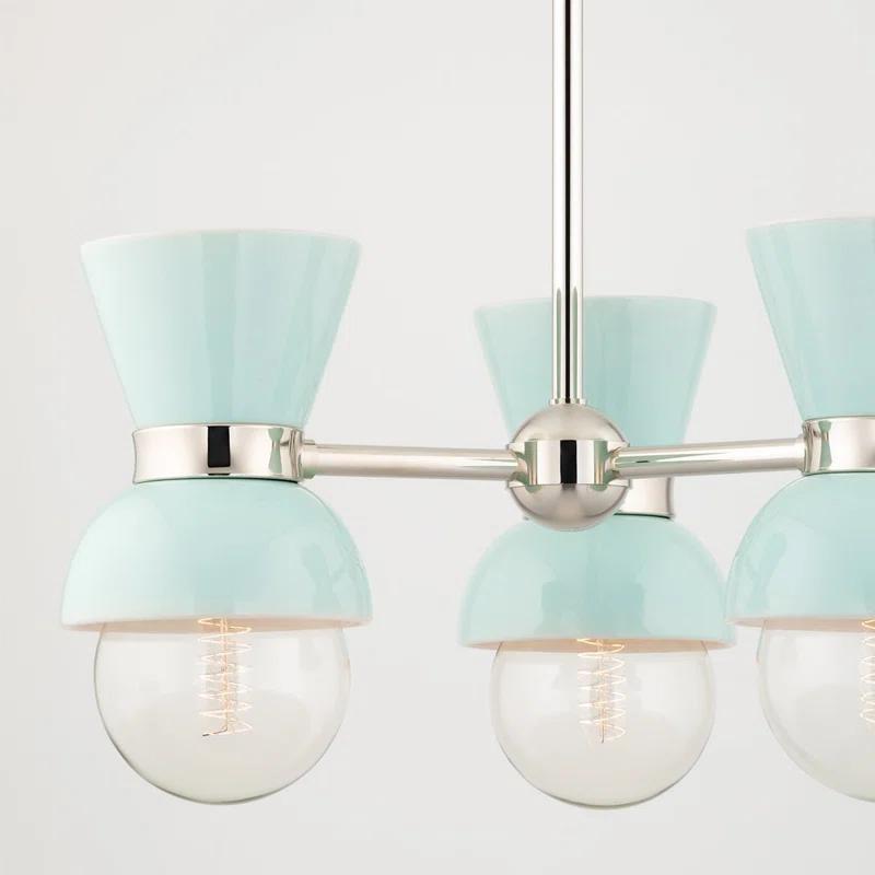 Gertrude 3 Light Metal Dimmable Sputnik Chandelier