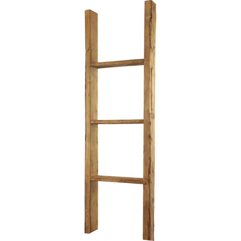 Ekena Millwork Vintage Farmhouse Rung Decorative Ladder