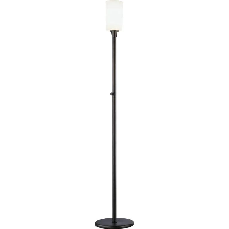 Robert Abbey Nina 70.5'' Deep Patina Bronze Torchiere Floor Lamp