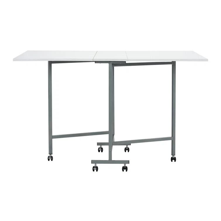 Sew Ready 58.75'' x 36.5'' Foldable Craft Table with Wheels