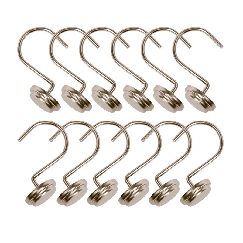 Utopia Alley Alley Steel Shower Curtain Hook (Set of 12)